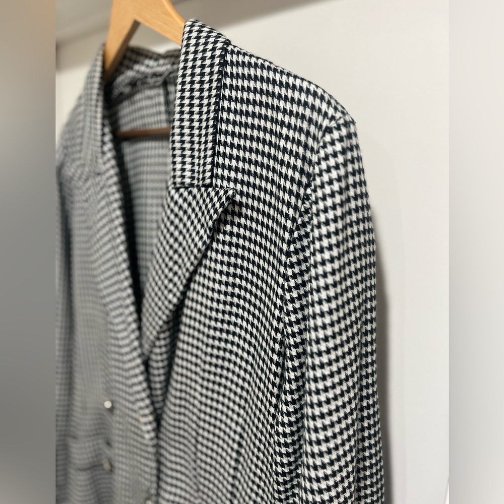 Vintage Double breasted houndstooth blazer - Picture 2 of 5